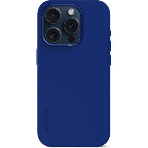 Decoded Silicone Backcover Apple iPhone 15 Pro Max Galactic Blue
