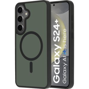 Mobiparts Hardcover Samsung Galaxy S24 Plus Satin Black (Magsafe Compatible)