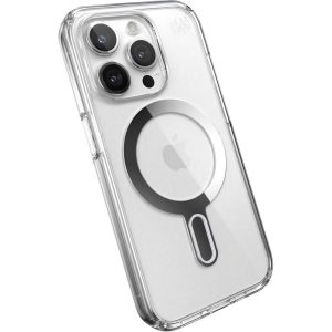 Speck Presidio Clear + ClickLock Apple iPhone 15 Pro Clear - with Microban