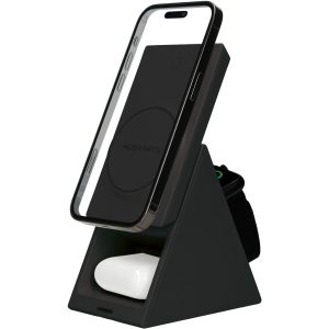 Mobiparts Wireless 3 in 1 Charger 15W Triangle Black