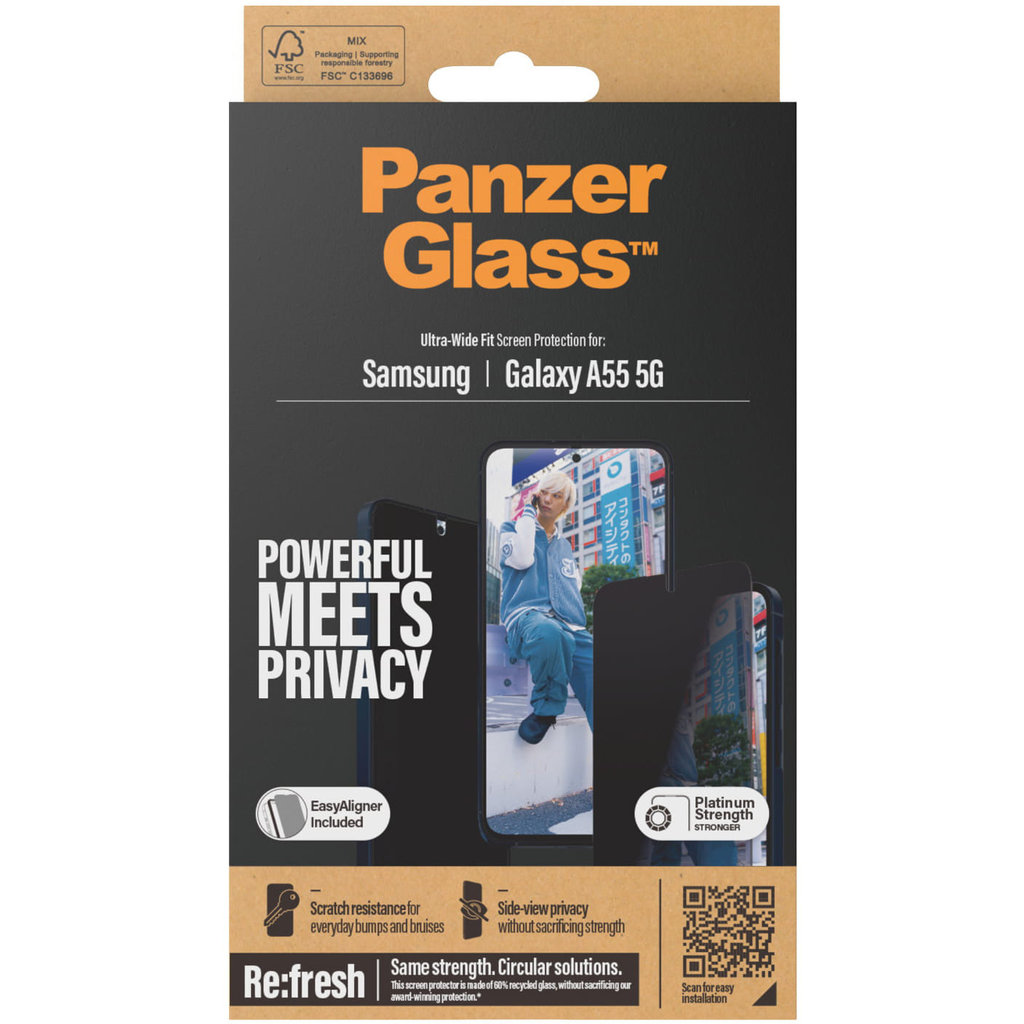 PanzerGlass Samsung Galaxy A55 5G UWF Privacy