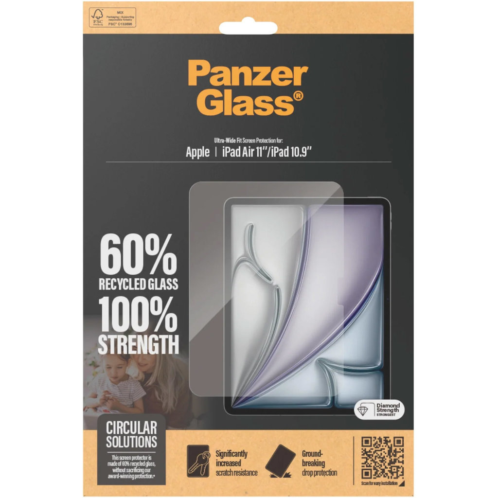 PanzerGlass Apple iPad Air 11 (2024) / Apple iPad 10.9 (2022) Ultra-Wide Fit