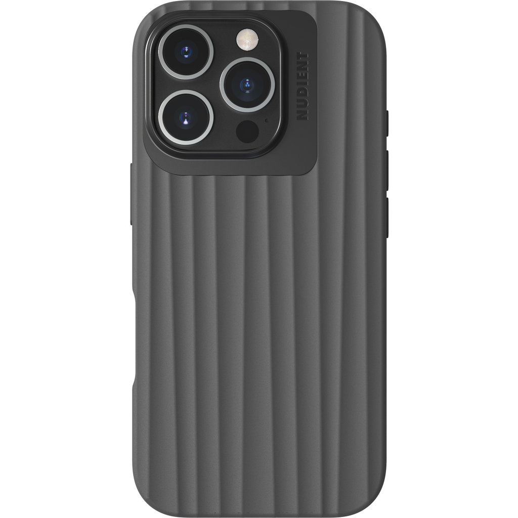 Nudient Bold MagSafe Case Apple iPhone 16 Pro Storm Black