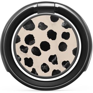 Burga Phone Ring Holder Gunmetal - Almond Latte