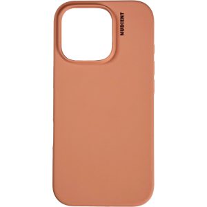 Nudient Base Case iPhone 16 Pro Peach Orange