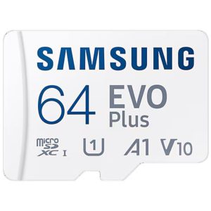 Samsung MicroSD EVO Plus (2024) 64GB + Adapter (160MB/s Class 10)