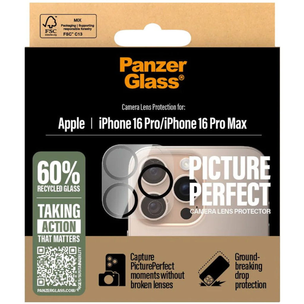 PanzerGlass Picture Perfect Plate iPhone 16 Pro/16 Pro Max