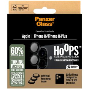 Panzerglass Hoops Rings Apple iPhone 16/16 Plus - Black