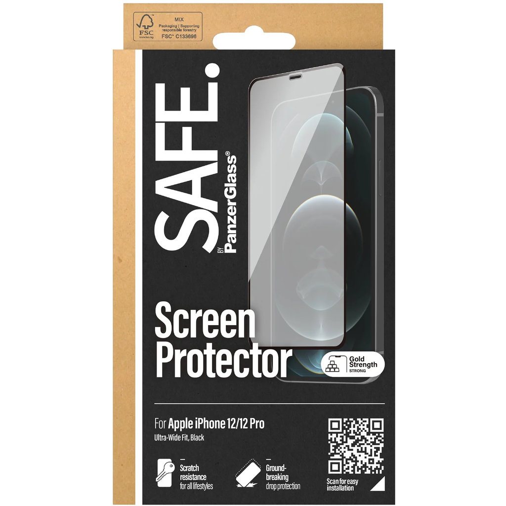 SAFE by Panzerglass Apple iPhone 12/12 Pro - Edge-to-Edge
