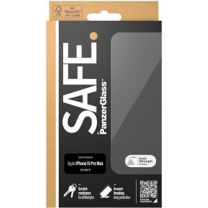 SAFE by Panzerglass Apple iPhone 15 Pro Max - Ultra-Wide-Fit