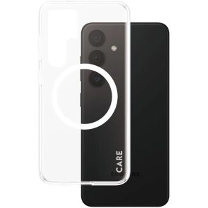 CARE by PanzerGlass Flagship Case Transparent Urban Combat w. White QI Module Samsung S24