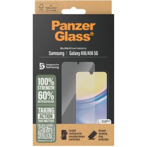 PanzerGlass Samsung Galaxy A16 Ultra-Wide Fit Refresh with EasyAligner