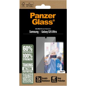 PanzerGlass Samsung Galaxy S25 Ultra - Ultra-Wide Fit Refresh with EasyAligner