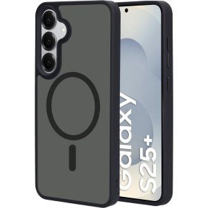 Mobiparts Hardcover Samsung Galaxy S25 Plus Satin Black (Magsafe Compatible)