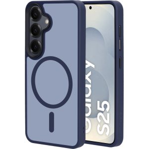 Mobiparts Hardcover Samsung Galaxy S25 Satin Blue (Magsafe Compatible)