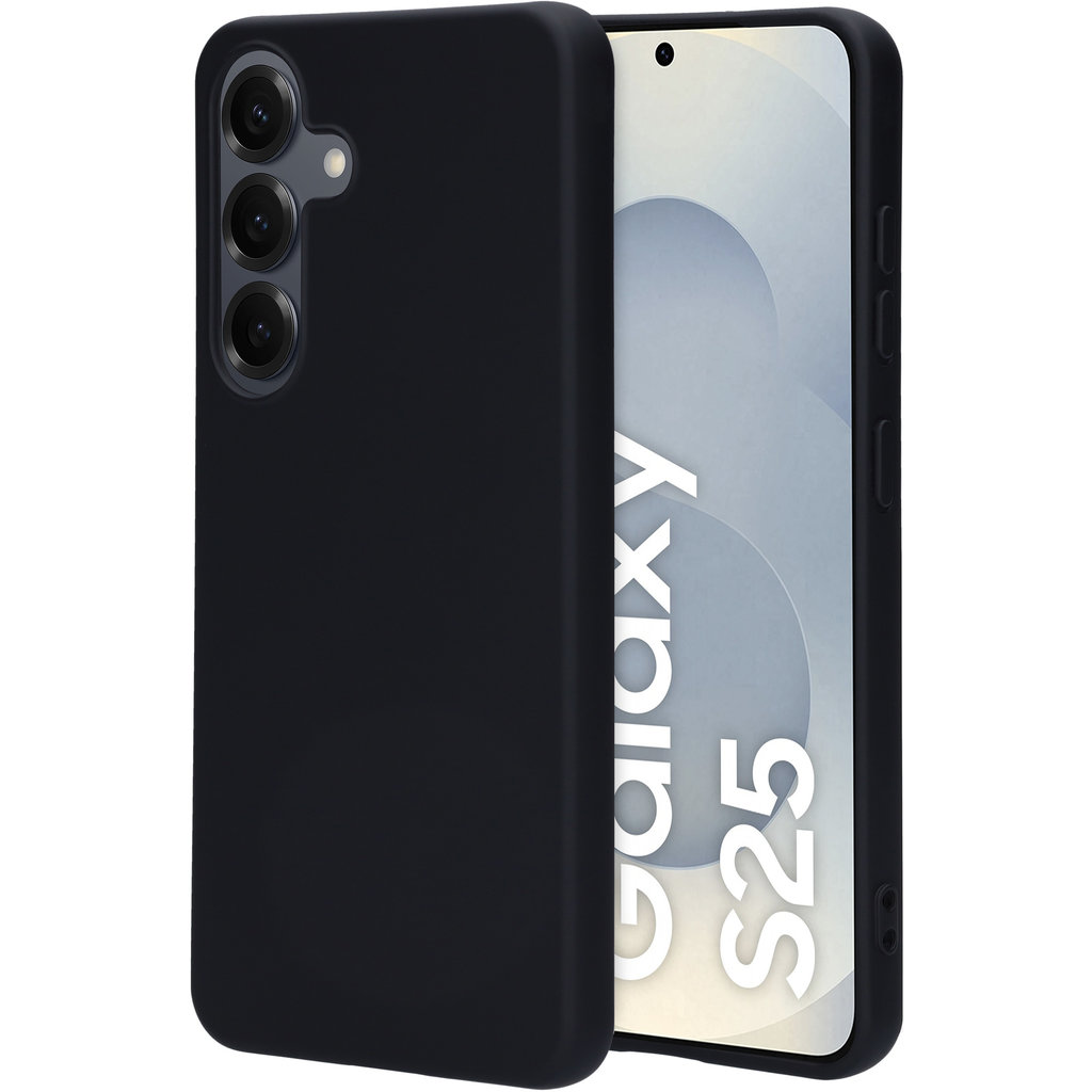 Mobiparts Silicone Cover Samsung Galaxy S25 Black