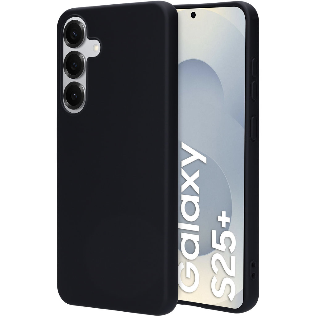 Mobiparts Silicone Cover Samsung Galaxy S25 Plus Black