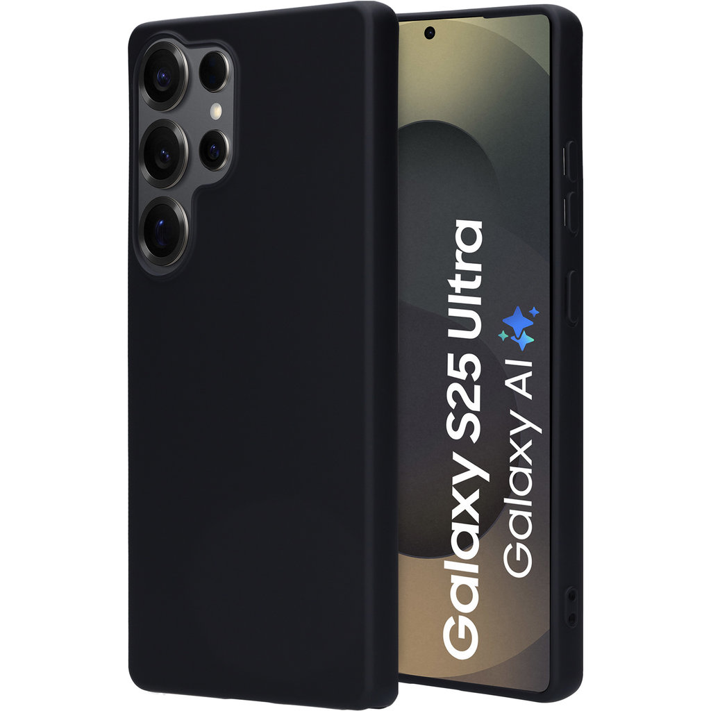 Mobiparts Silicone Cover Samsung Galaxy S25 Ultra Black