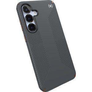 Speck Presidio2 Grip + Magnet Samsung Galaxy S25 Plus Charcoal Grey - with Microban
