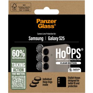 PanzerGlass Hoops Rings Samsung Galaxy S25 Transparent