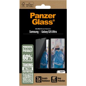 Panzerglass Samsung Galaxy S25 Ultra - Ultra-Wide Fit Privacy Glass