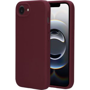 Mobiparts Silicone Cover Apple iPhone 16e Plum Red