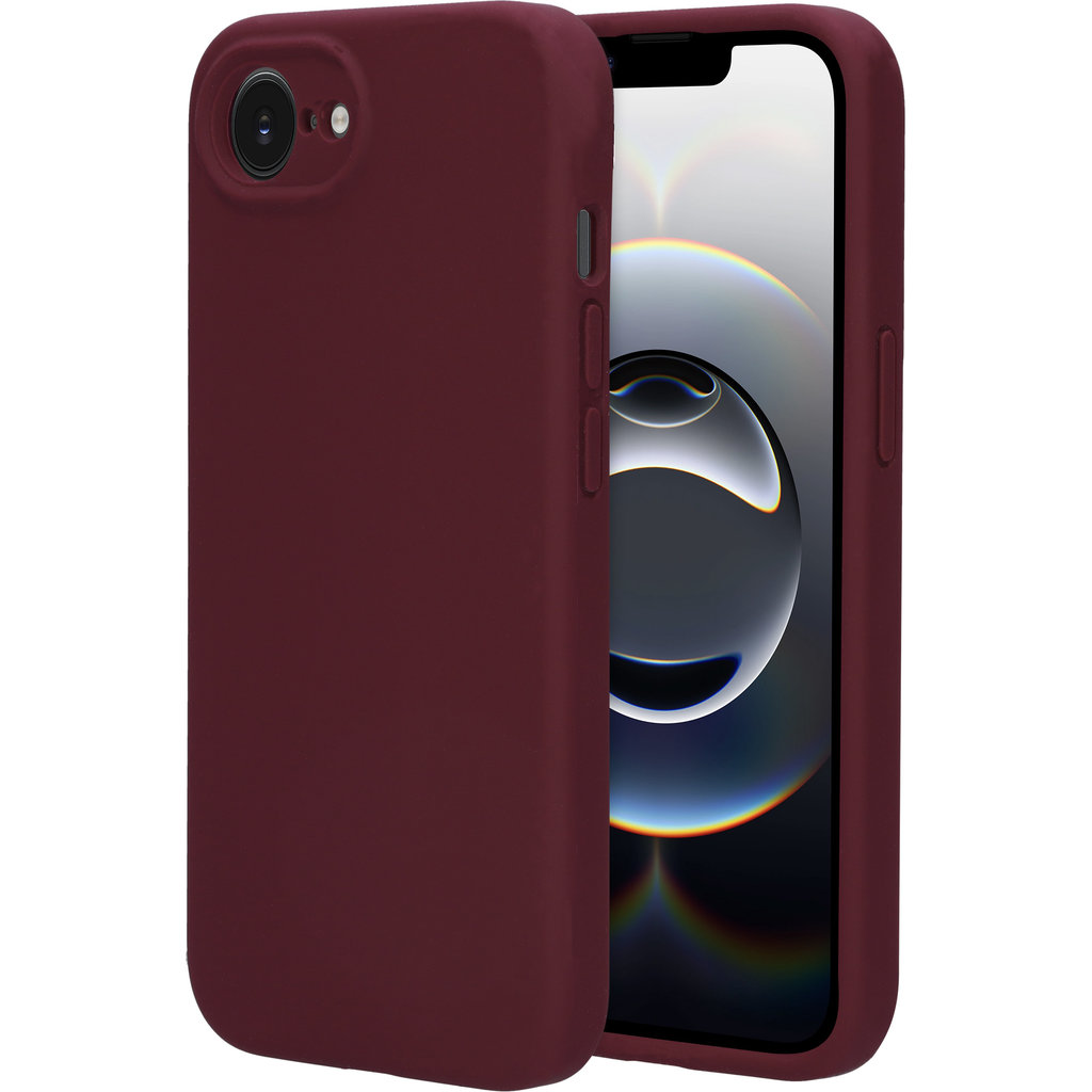 Mobiparts Silicone Cover Apple iPhone 16e Plum Red