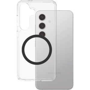 CARE by PanzerGlass Flagship Case Transparent Urban Combat w. Black QI Module Samsung S25