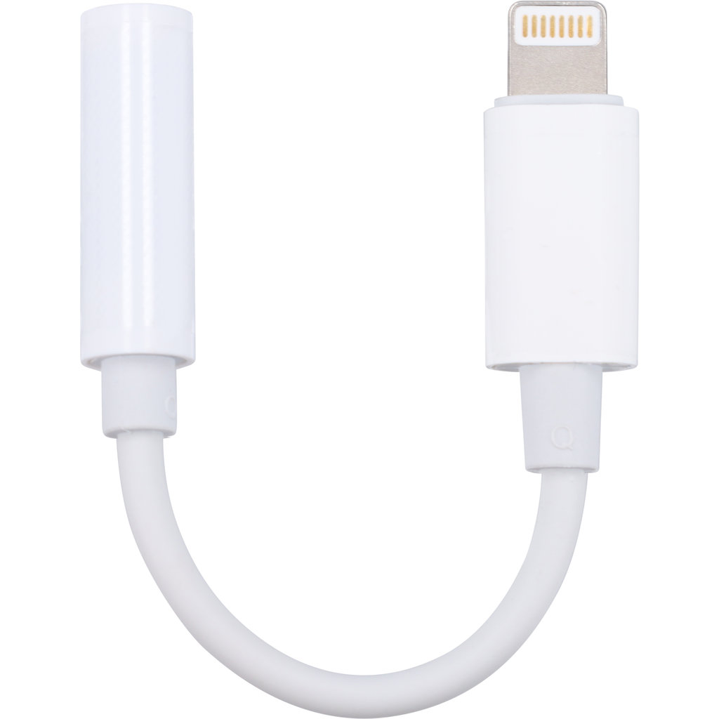 Mobiparts Apple Lightning to 3.5 mm Jack Adapter White (bulk)