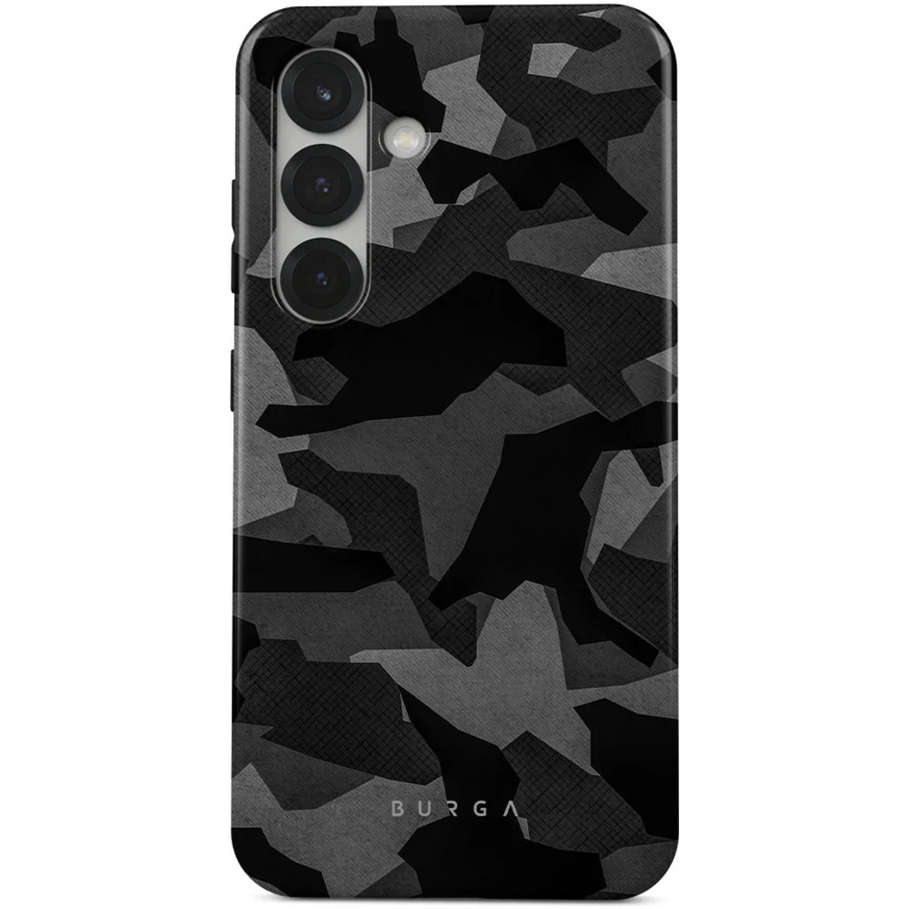 Burga Tough Case Samsung Galaxy S25 - Night Black Camo