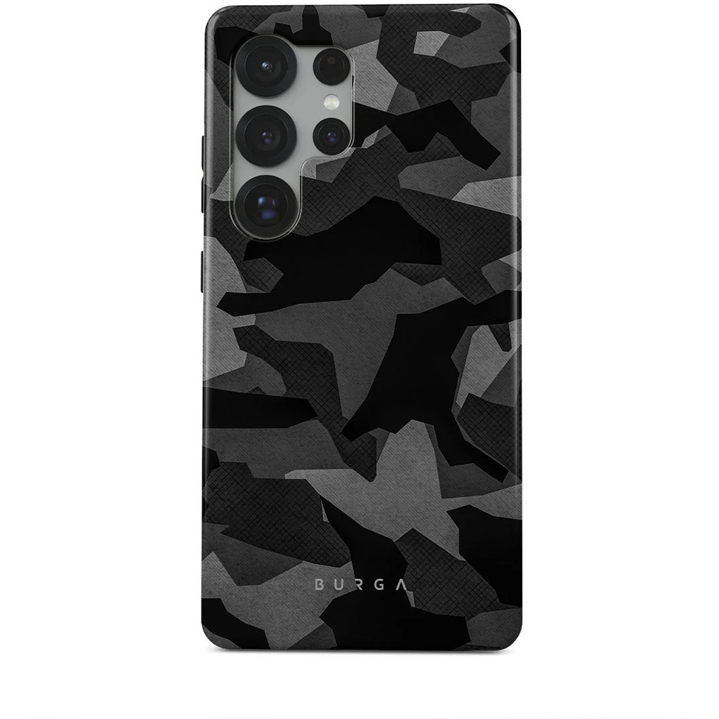 Burga Tough Case Samsung Galaxy S25 Ultra - Night Black Camo