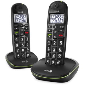 Doro PhoneEasy 110 Duo Dect Black