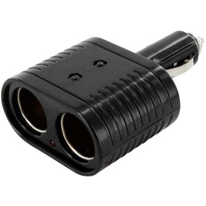 Mobiparts Premium Dual Socket (8A) Car Charger Black