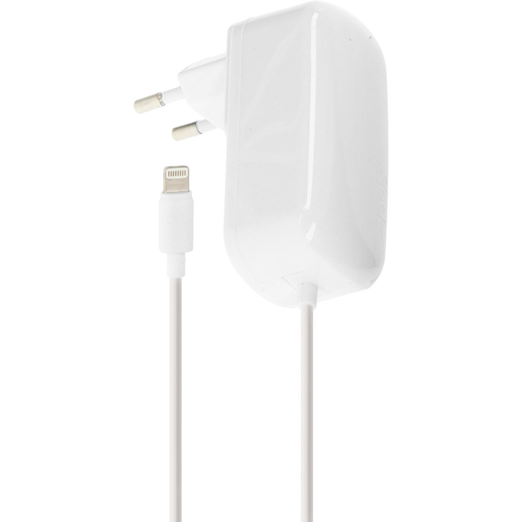 Gecko Travel Charger Apple Lightning 2.1A White