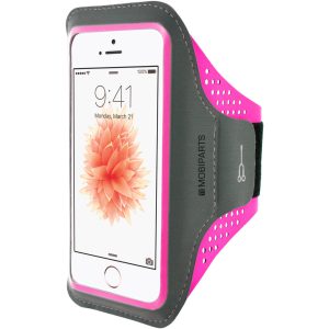 Mobiparts Comfort Fit Sport Armband Apple iPhone 5/5S/SE Neon Pink