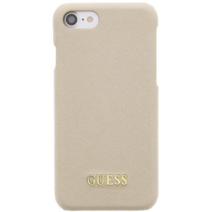 Guess Saffiano Backcover Case Apple iPhone 6/6S/7/8/SE (2020/2022) Beige GUHCP7TBE