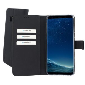 Mobiparts Premium Wallet TPU Case Samsung Galaxy S8 Plus Black