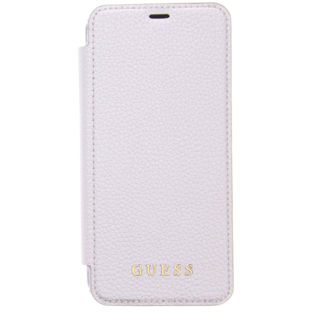 Guess Iridescent Book Case Samsung Galaxy S8 Silver GUFLBKS8IGLTSI
