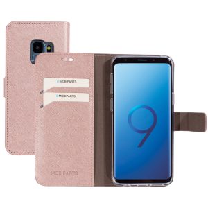 Mobiparts Saffiano Wallet Case Samsung Galaxy S9 Pink