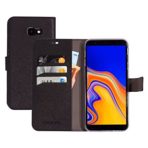 Mobiparts Saffiano Wallet Case Samsung Galaxy J4 Plus (2018) Black