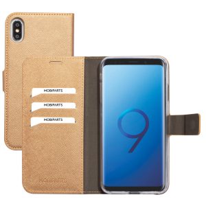 Mobiparts Saffiano Wallet Case Apple iPhone XS Max Copper