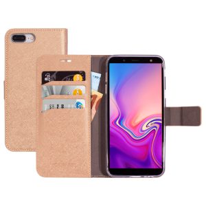 Mobiparts Saffiano Wallet Case Samsung Galaxy J6 (2018) Copper