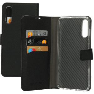 Mobiparts Saffiano Wallet Case Samsung Galaxy A70 (2019) Black